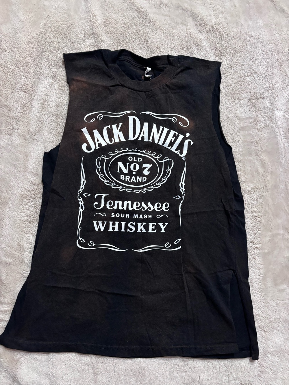 American Apparel Black Jack Daniel's Graphic Tank Top
